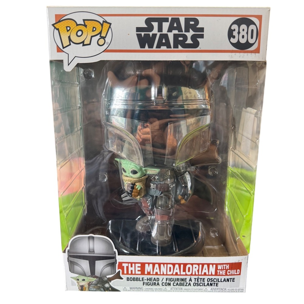 Funko Pop Star Wars The Mandalorian with The Child 380 10 Inch Oversized Figure